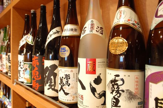 ビールと刺身盛り合わせ